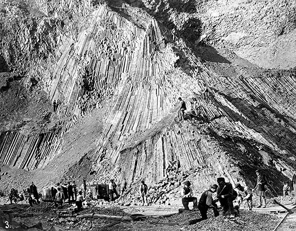Minderberg, Basalt Steinbruch