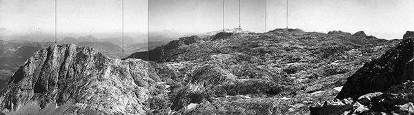 Wieselstein, Panorama gegen Osten (2298 m)