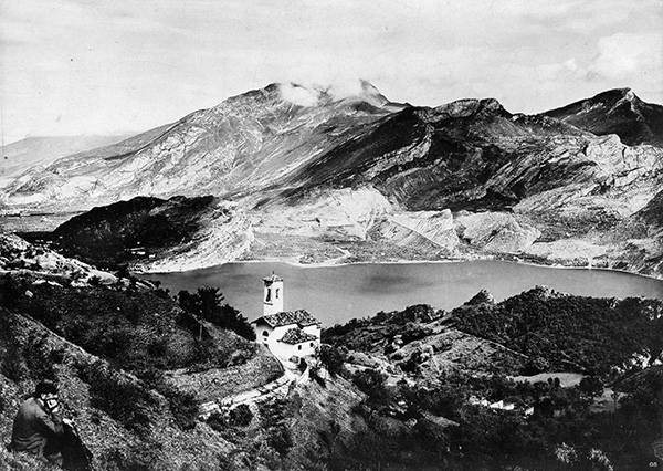 Gardasee, Blick gegen das obere Ende von Pregasina aus