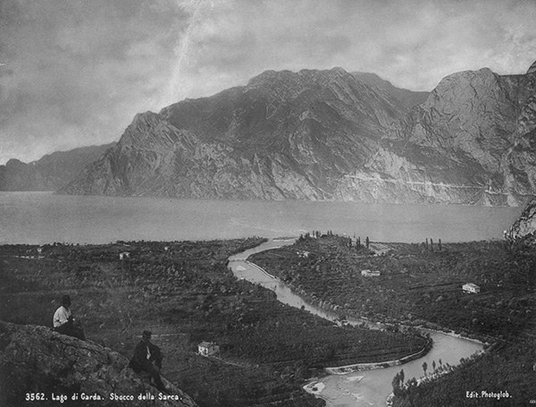 Gardasee, Blick auf die Sarcamündung