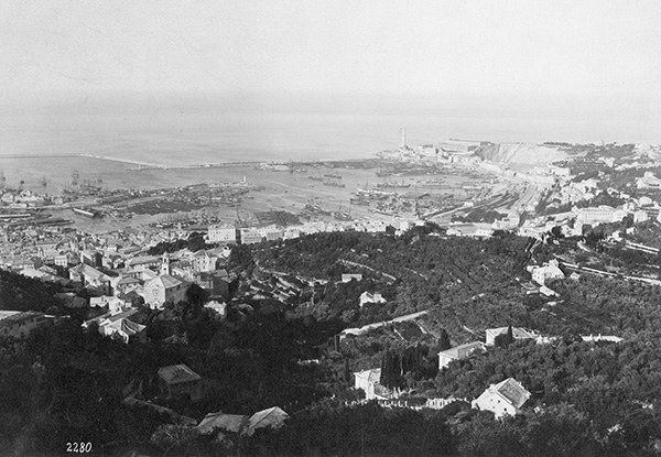 Genua, Panorama v. d. Porta Chiappe